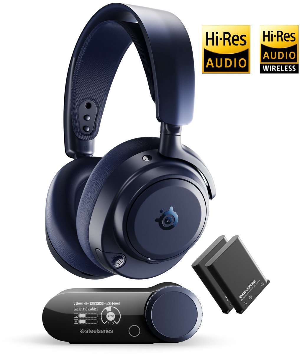 Steelseries Arctis Nova Pro Omni Hi-Res Wireless Blauw