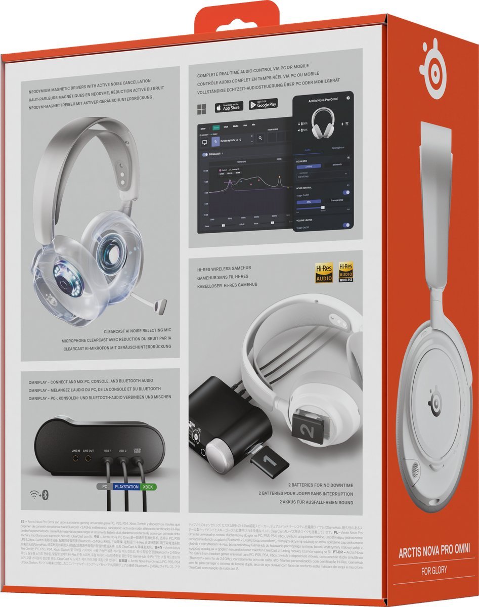 Steelseries Arctis Nova Pro Omni Hi-Res Wireless Wit
