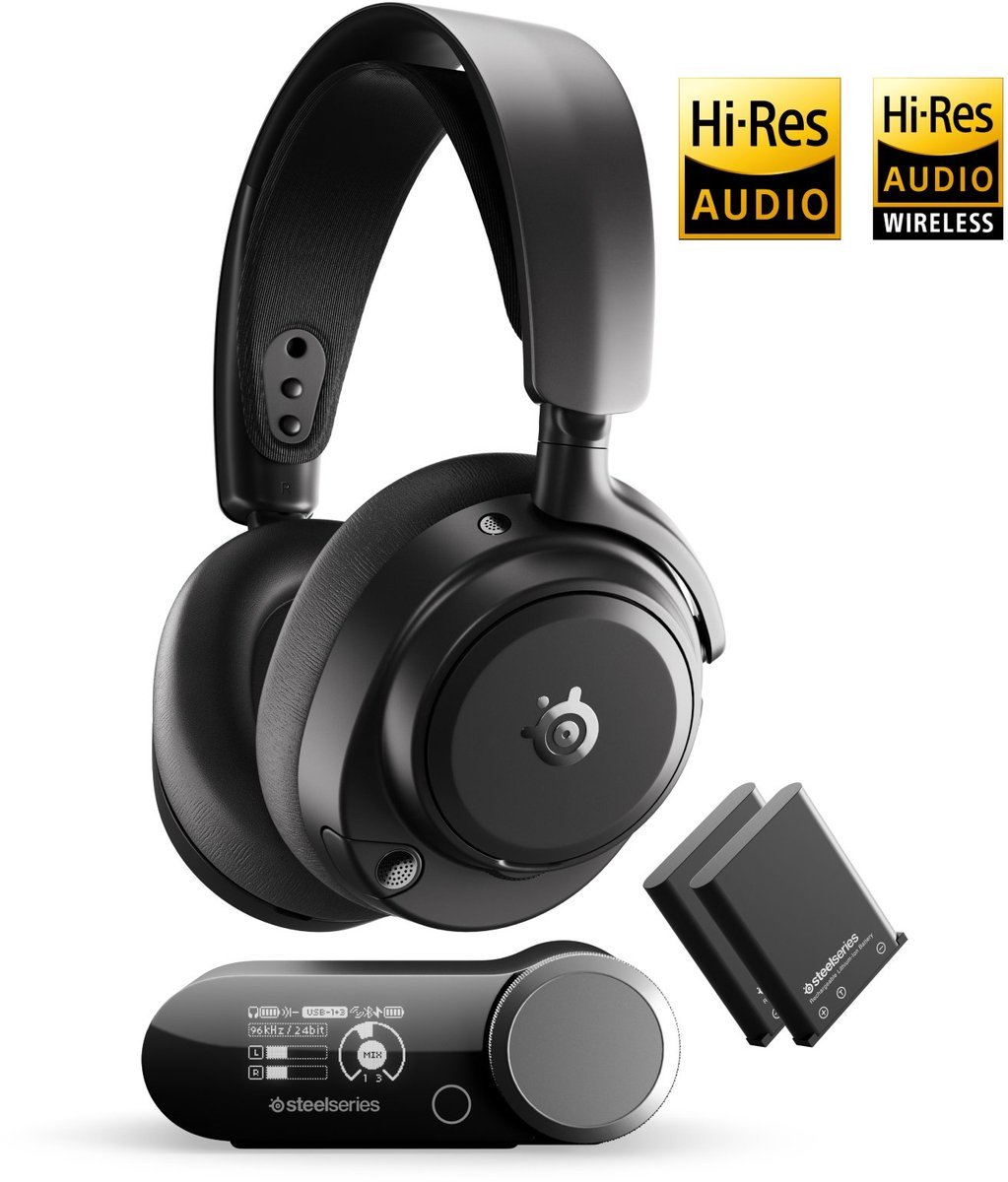Steelseries Arctis Nova Pro Omni Hi-Res Wireless Zwart