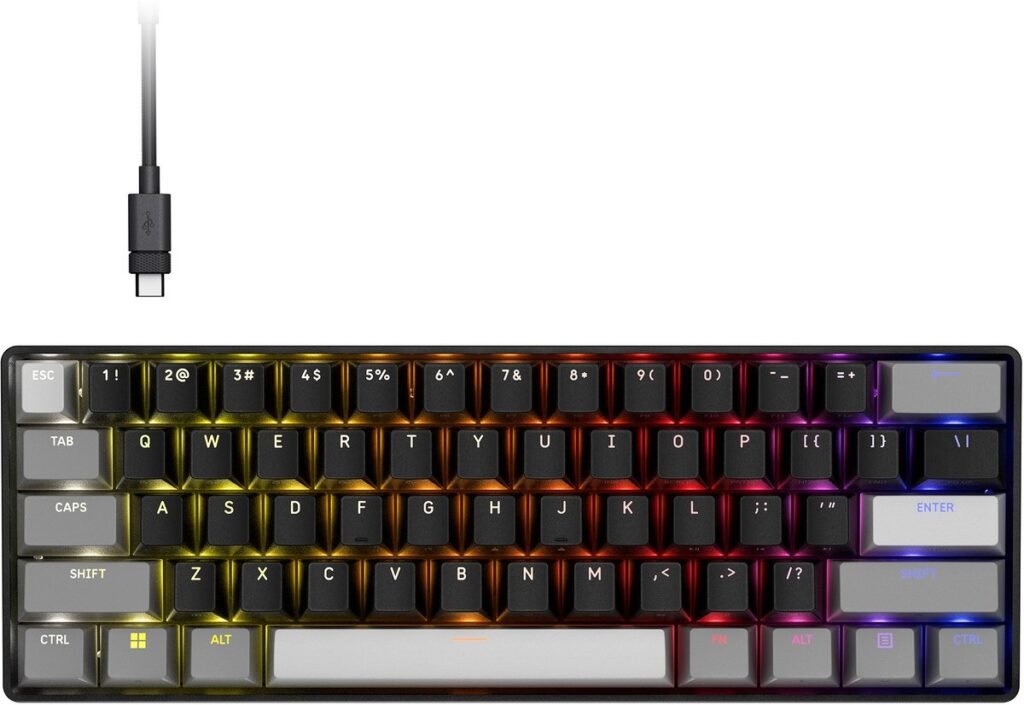 Corsair Clipper Pro Mini 60 – MGX Hyperdrive Core – Qwerty US – Zwart