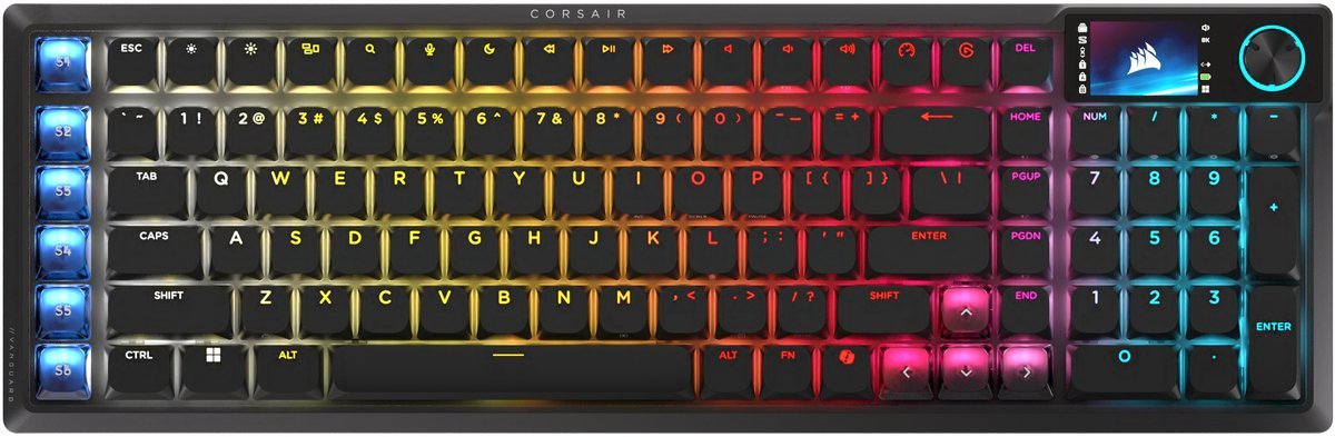 Corsair Vanguard AIR 99 Wireless – OPX Low-Profile – Qwerty US – Zwart