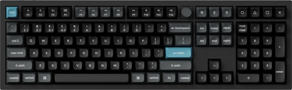 Keychron Q6 Ultra 8K Wireless – Keychron Silk POM Banana – Zwart