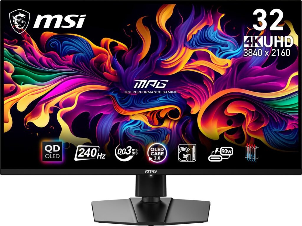 MSI MPG 321URX QD-OLED Zwart